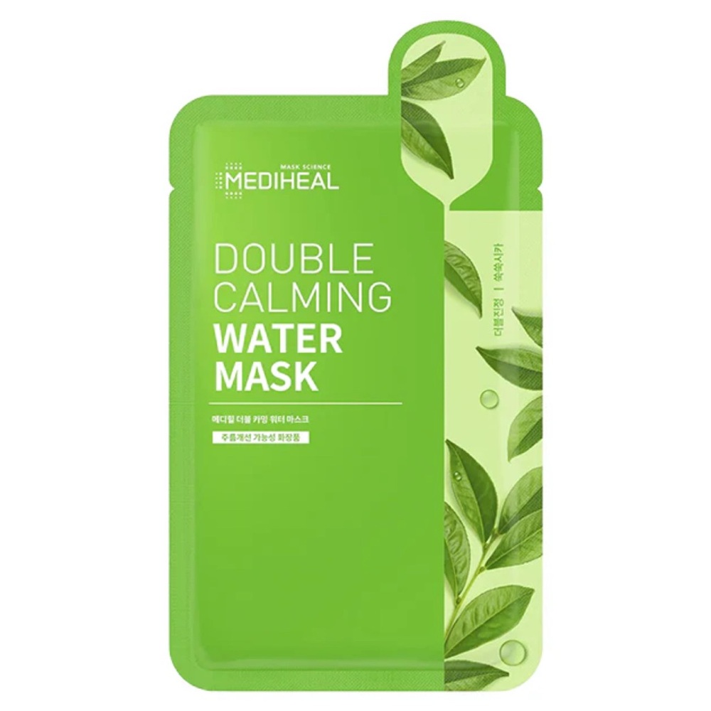 Mediheal Double Calming Water Sheet Mask Centella Asiatica Artemisia Leaf Extrac